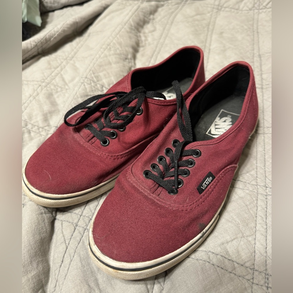 Vans Maroon Shoes